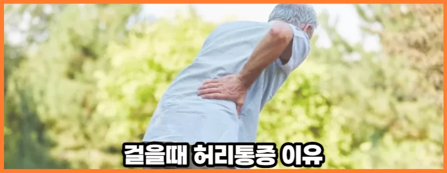 걸을때 허리통증 이유를 알아보자