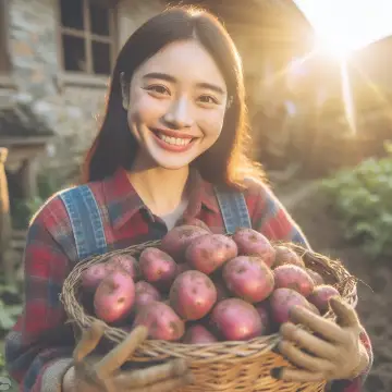 빨간 홍감자 효능 및 칼로리 정보